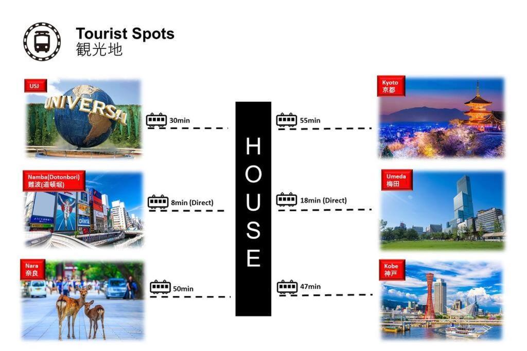 Open Sale-full Renovation-stations 4 Min-usj& Namba Nearby Holiday home *